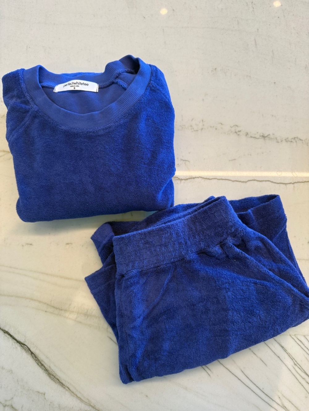 Perfect White Tee Terrycloth Set